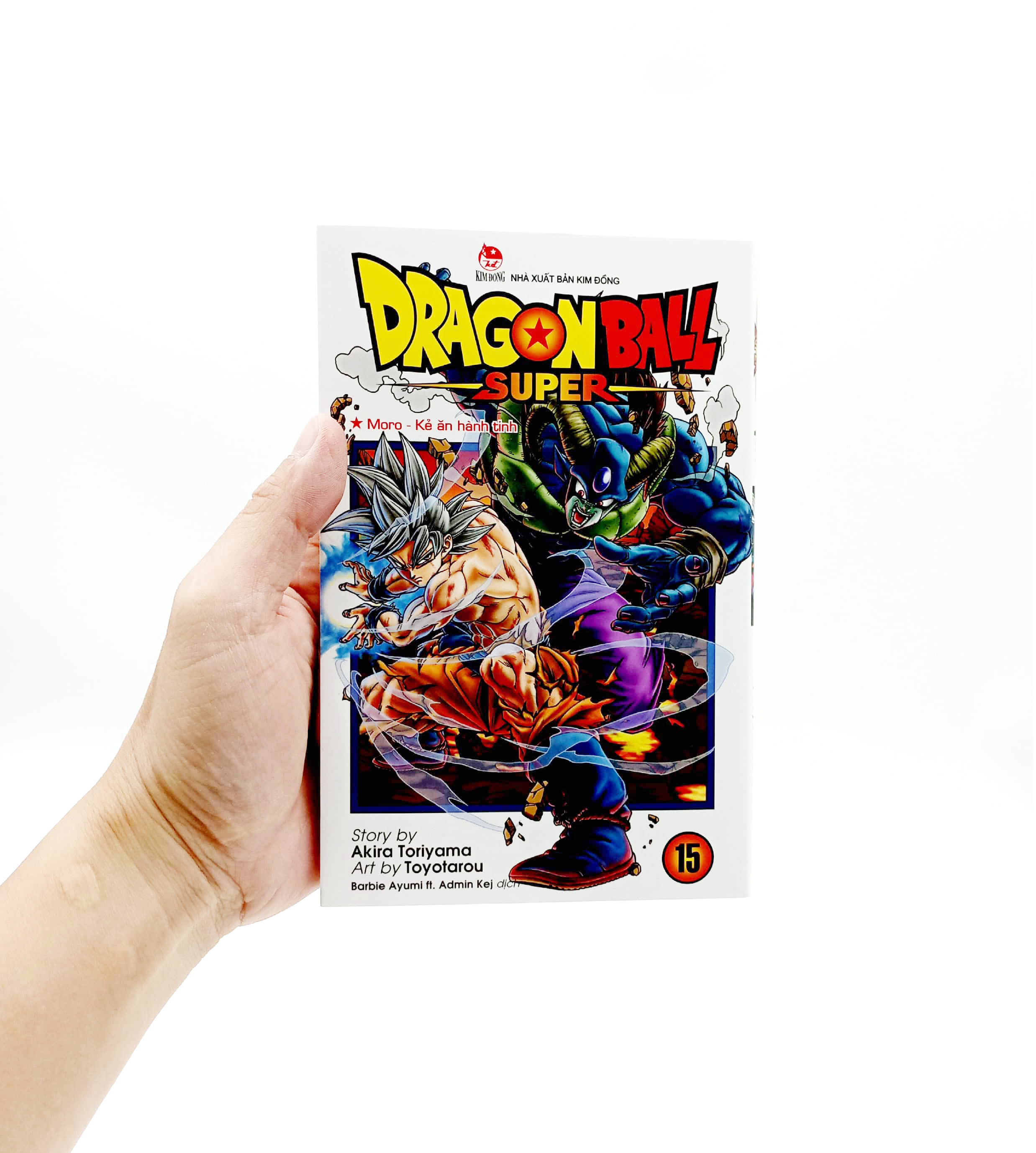dragon ball super - tập 15 - moro - kẻ ăn hành tinh (tái bản 2025)