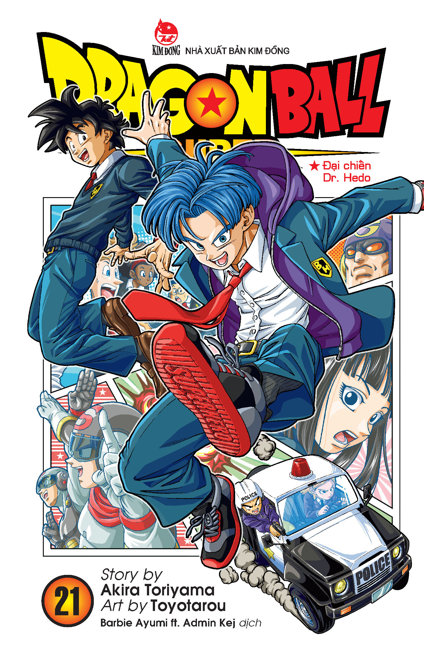 dragon ball super - tập 21 - đại chiến dr. hedo (tái bản 2025)