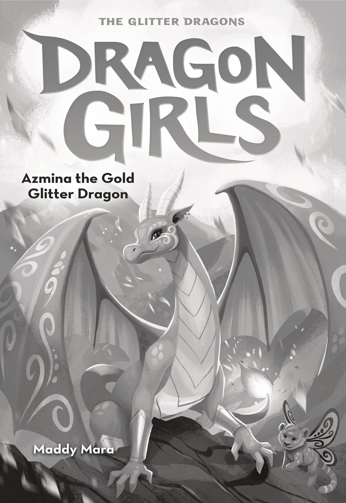 dragon girls - book 1 - azmina the gold glitter dragon