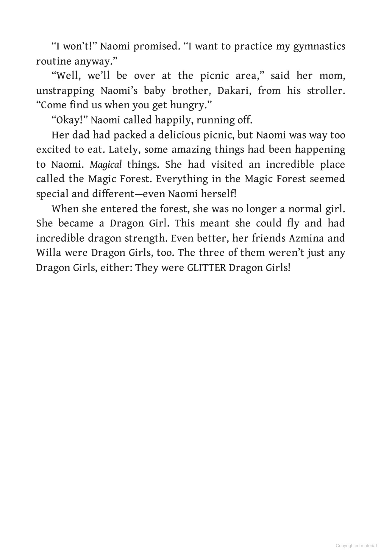 dragon girls - book 3 - naomi the rainbow glitter dragon