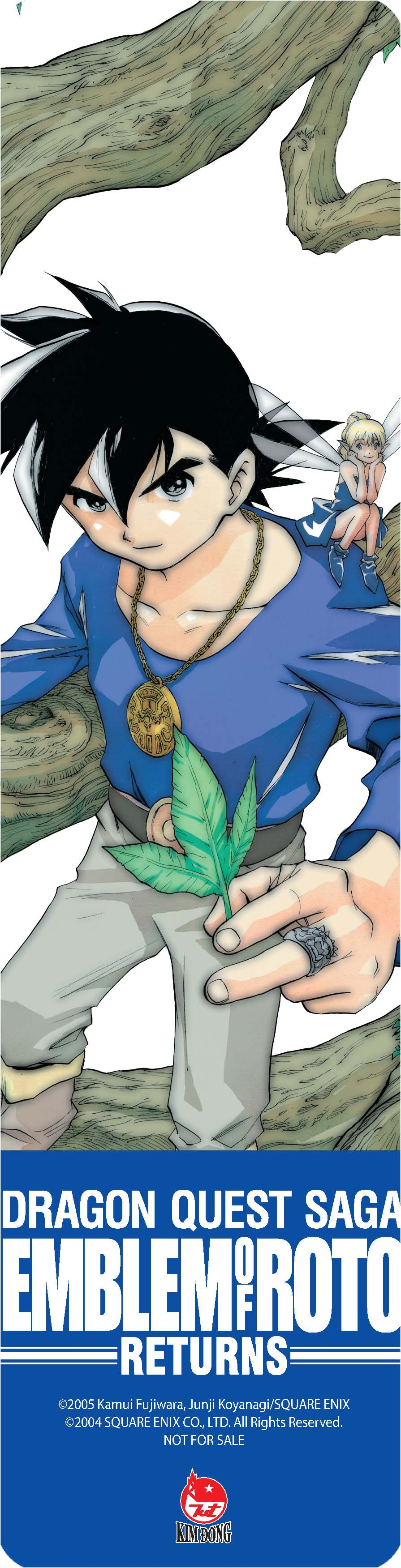 dragon quest - dấu ấn roto returns (dragon quest saga emblem of roto returns) - tặng kèm bookmark pvc