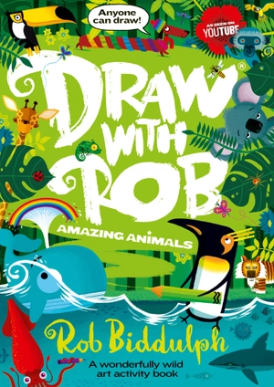 draw with rob: amazing animals