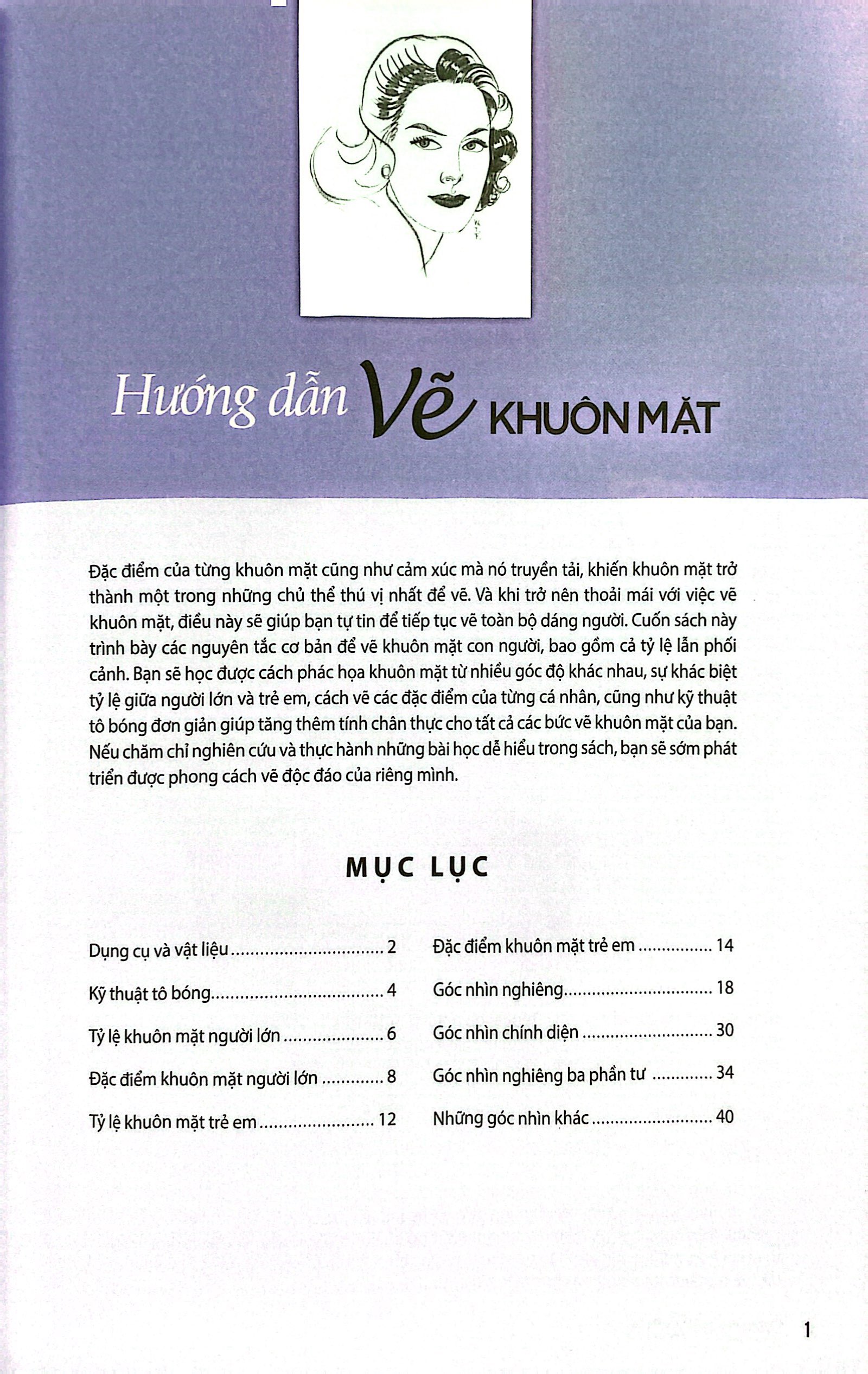 drawing faces - học vẽ theo từng bước - hướng dẫn vẽ khuôn mặt