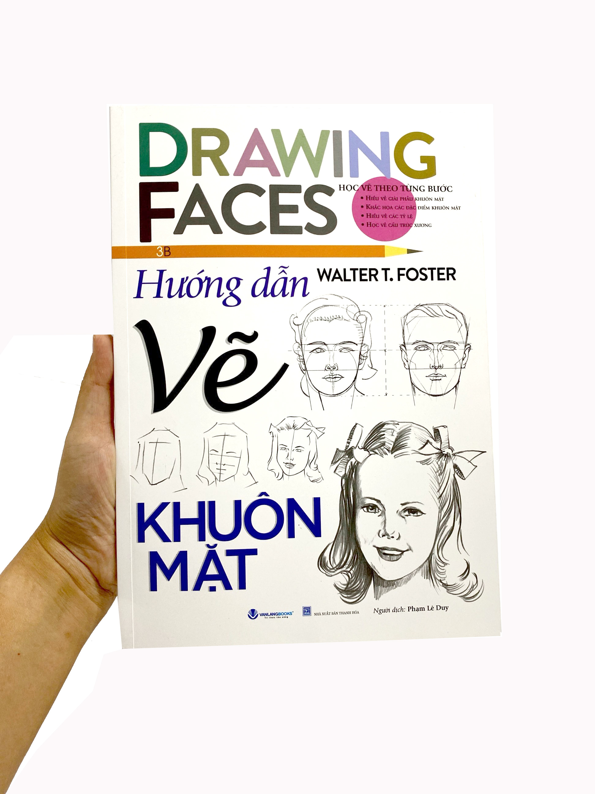 drawing faces - học vẽ theo từng bước - hướng dẫn vẽ khuôn mặt