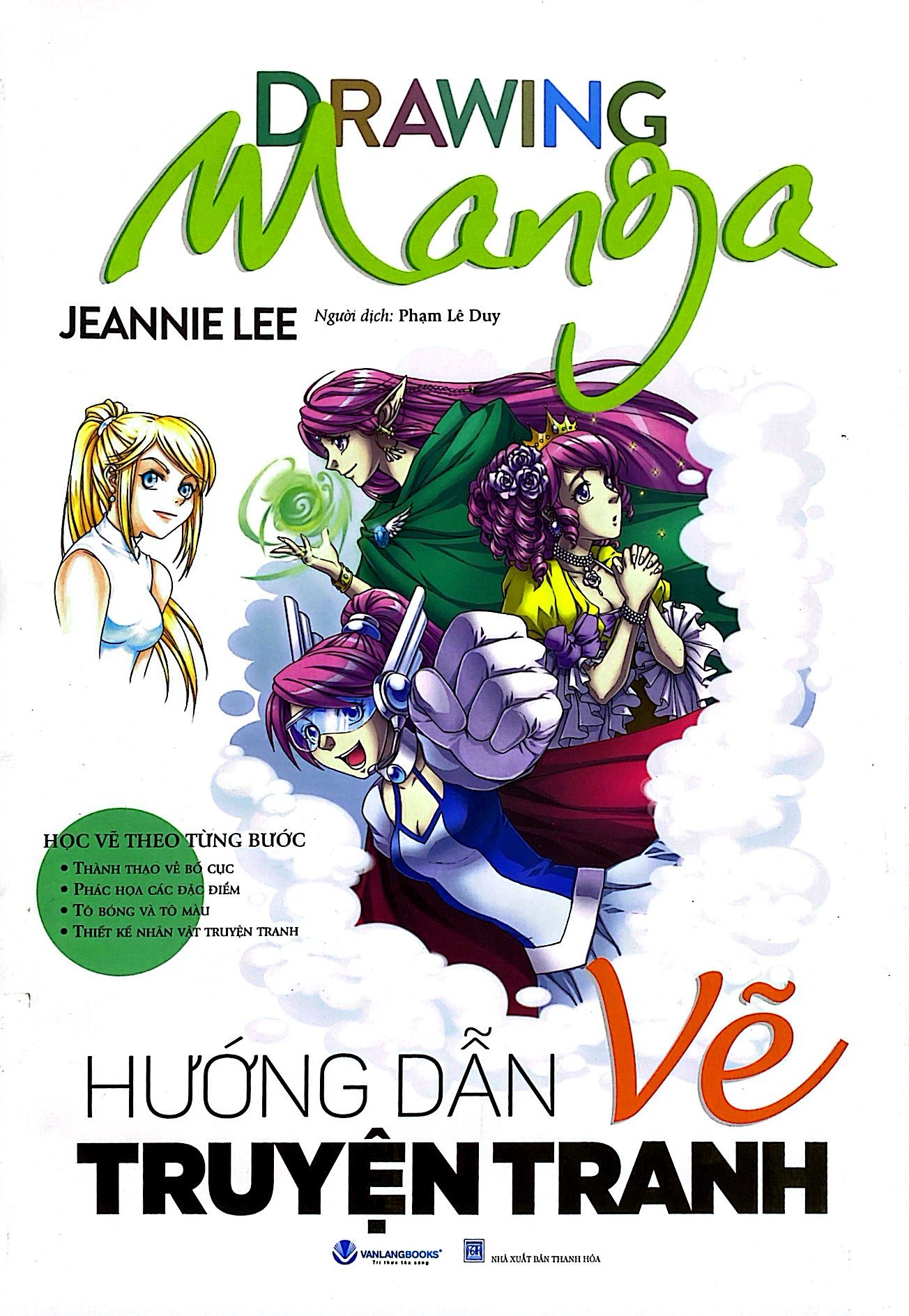 drawing manga - học vẽ theo từng bước - hướng dẫn vẽ truyện tranh