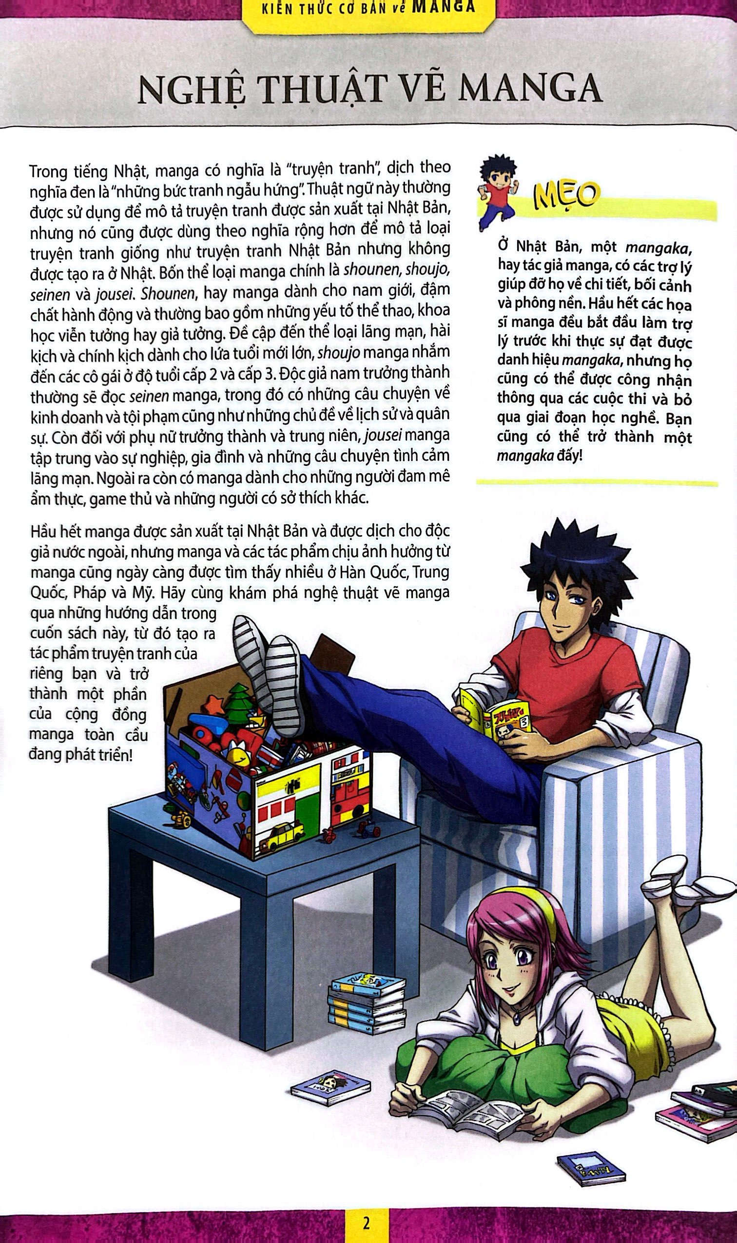 drawing manga - học vẽ theo từng bước - hướng dẫn vẽ truyện tranh