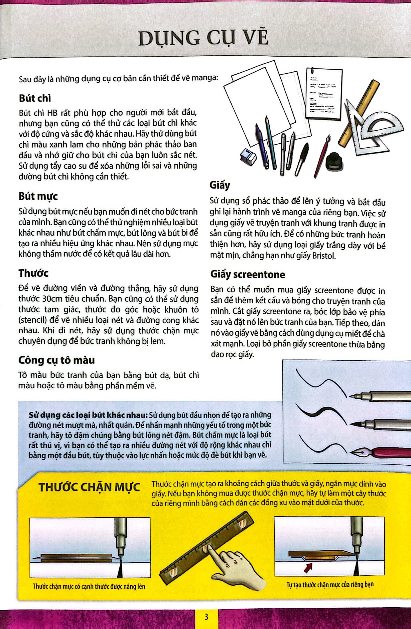 drawing manga - học vẽ theo từng bước - hướng dẫn vẽ truyện tranh