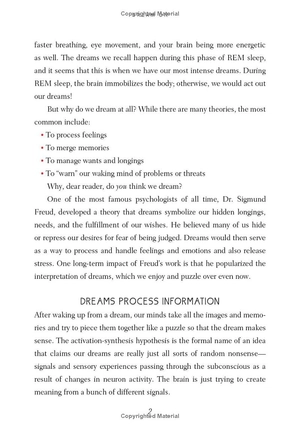 dream on: a kid's guide to interpreting dreams