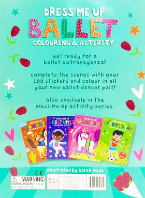 dress me up: ballerinas - colouring & activity
