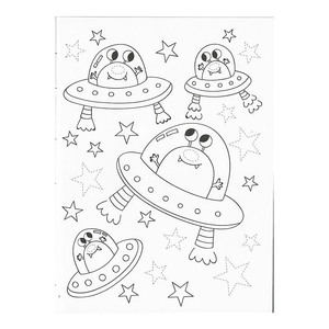 dress me up colouring and activity book - aliens
