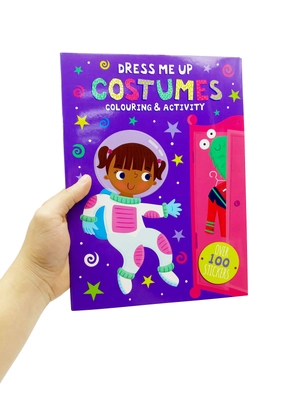 dress me up: costumes - colouring & activity