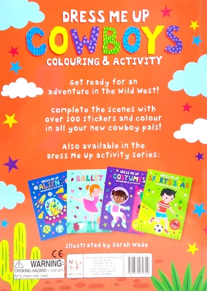 dress me up: cowboys - colouring & activity