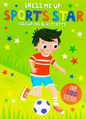 dress me up: sports star - colouring & activity