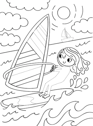 dress me up: sports star - colouring & activity