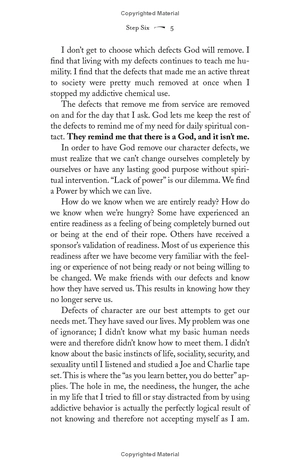 drop the rock: removing character defects