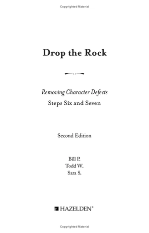 drop the rock: removing character defects