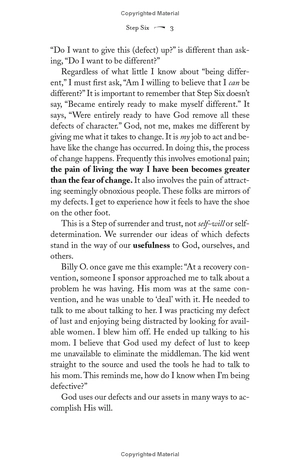 drop the rock: removing character defects