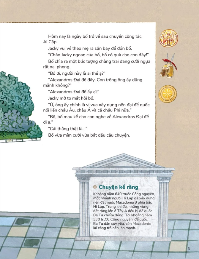 du hành vào lịch sử thế giới - alexandros đại đế