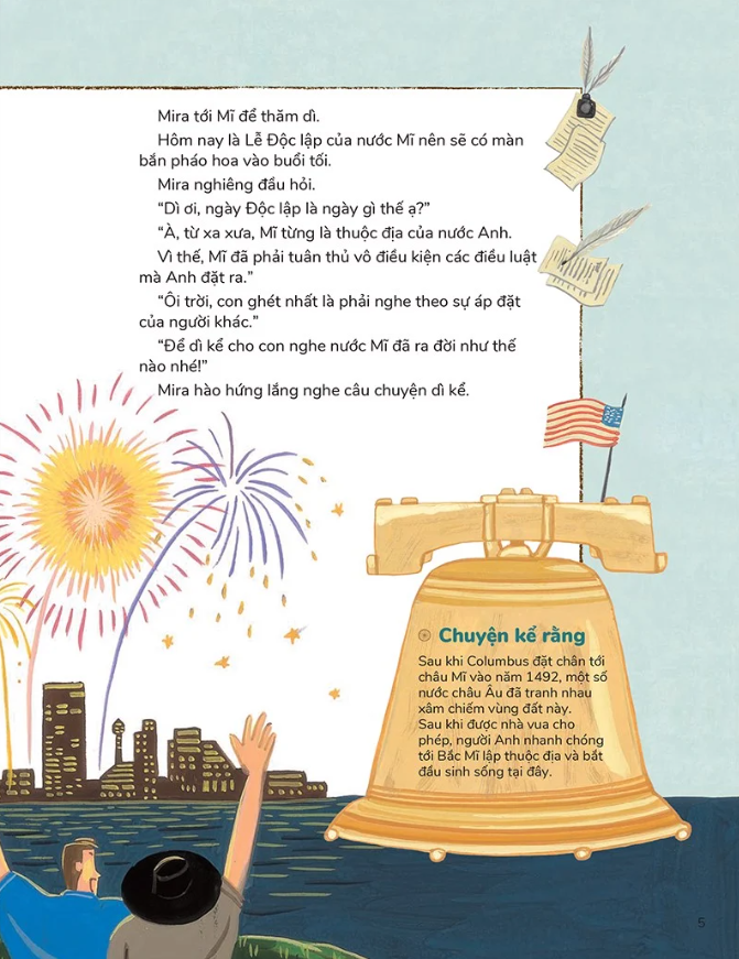 du hành vào lịch sử thế giới - chiến tranh giành độc lập mĩ