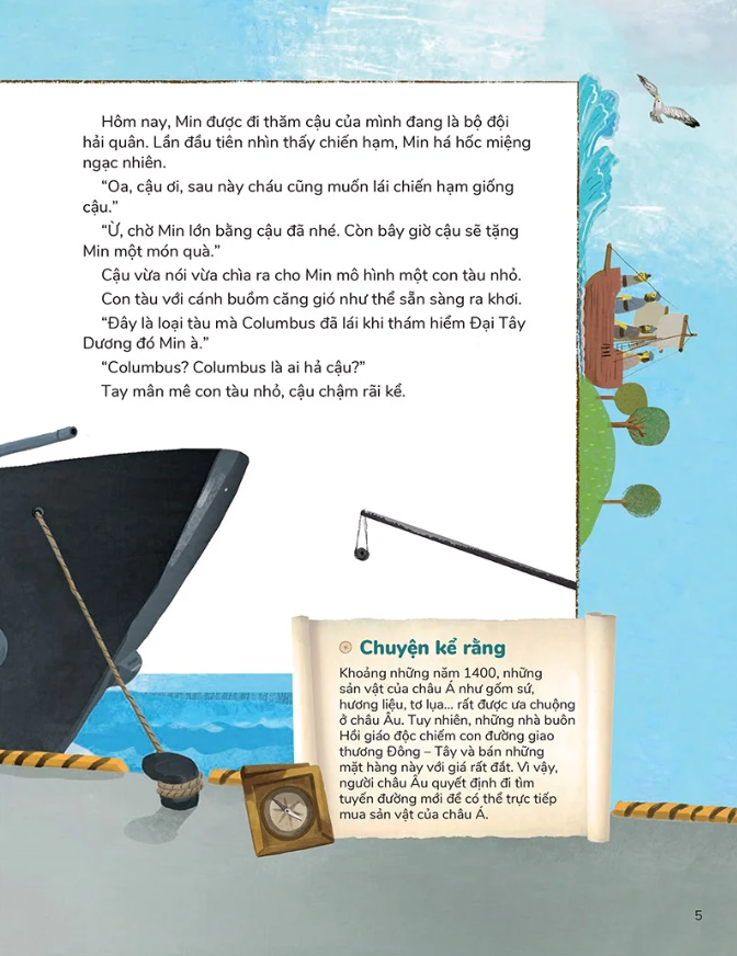 du hành vào lịch sử thế giới - christopher columbus - mở ra thời đại khám phá