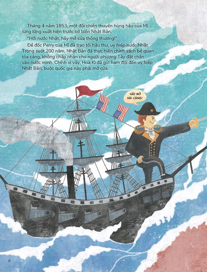 du hành vào lịch sử thế giới - minh trị duy tân - mở cửa học tập phương tây