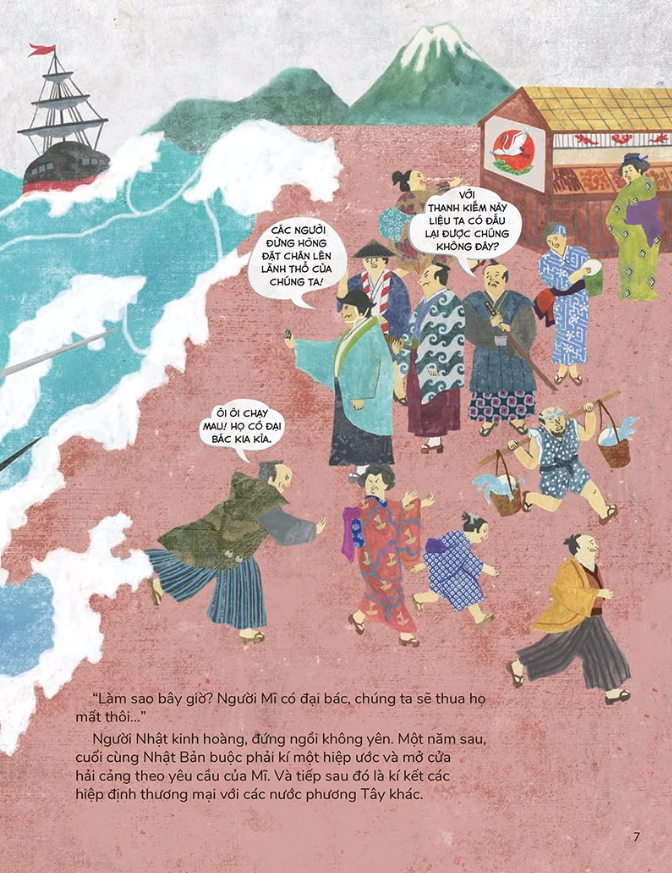 du hành vào lịch sử thế giới - minh trị duy tân - mở cửa học tập phương tây