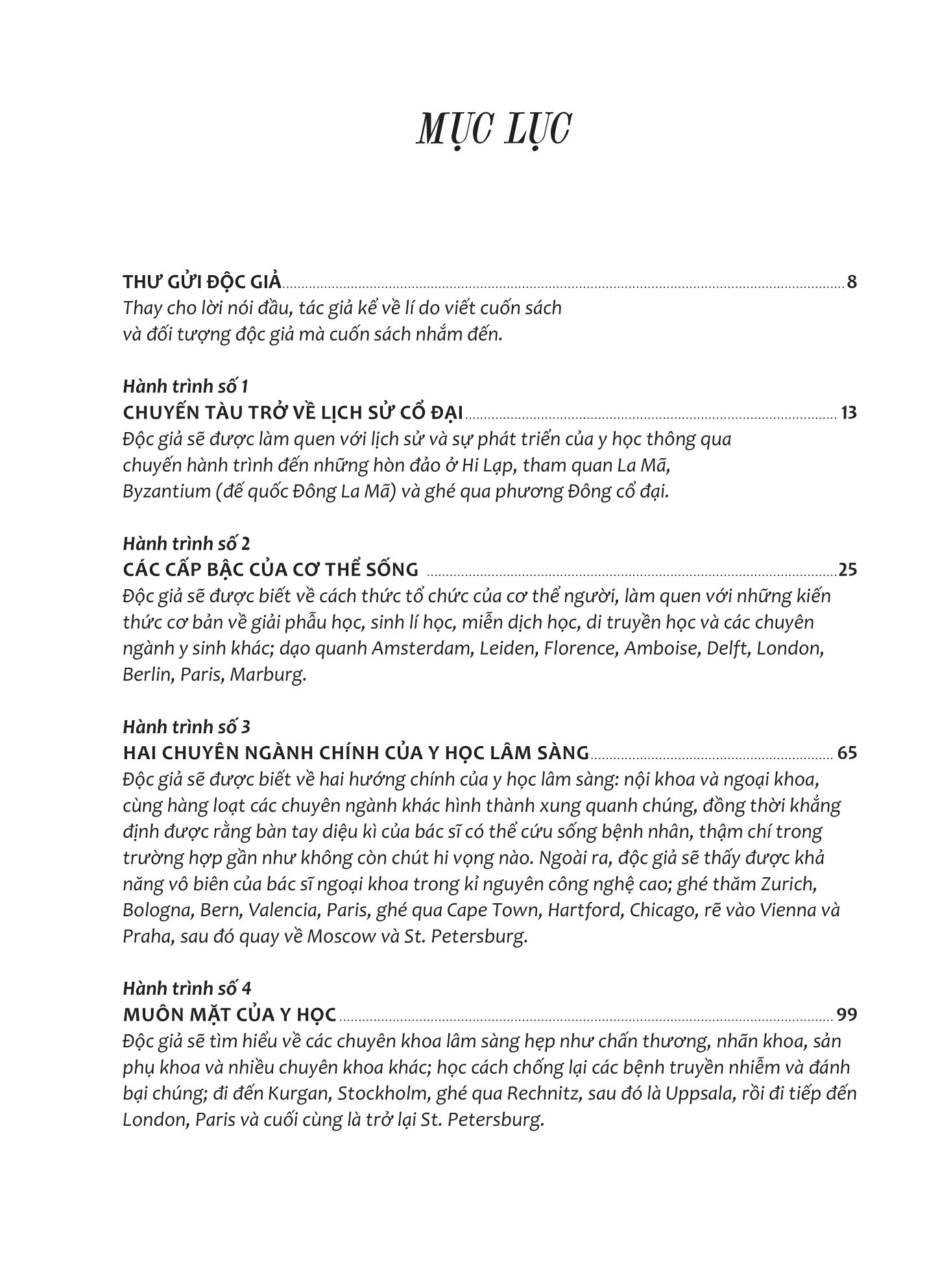 du hành vào thế giới y học tự cổ chí kim