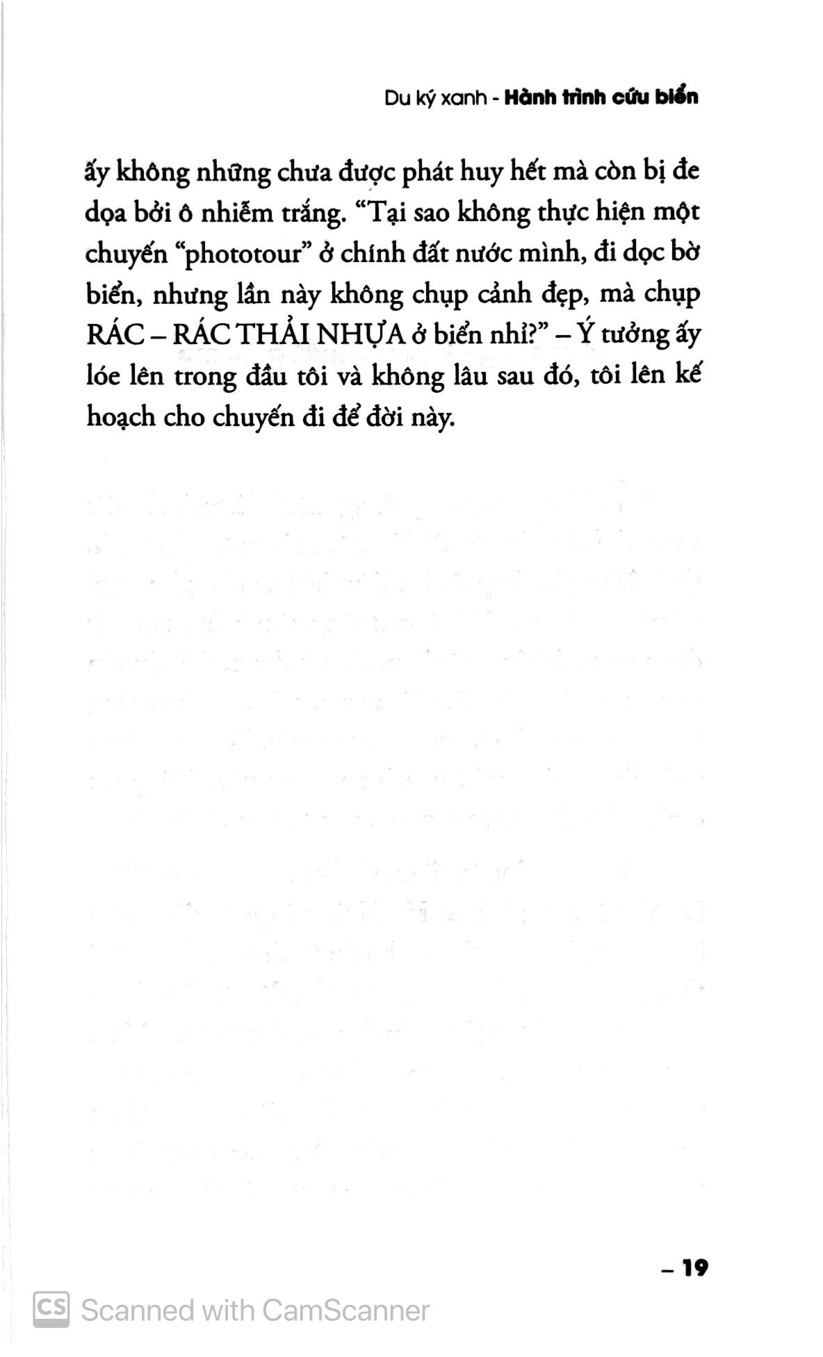 du ký xanh - hành trình cứu biển