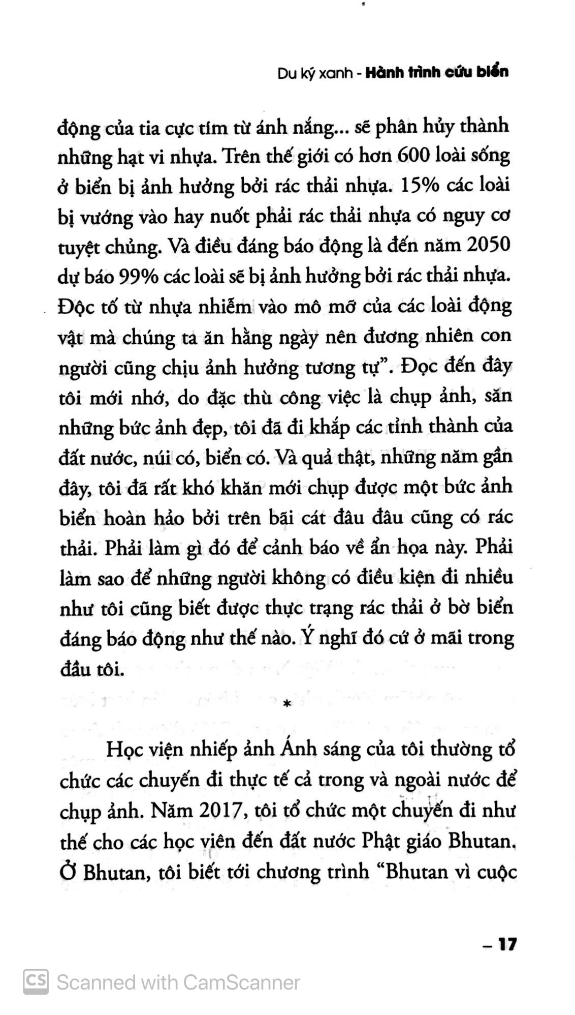 du ký xanh - hành trình cứu biển