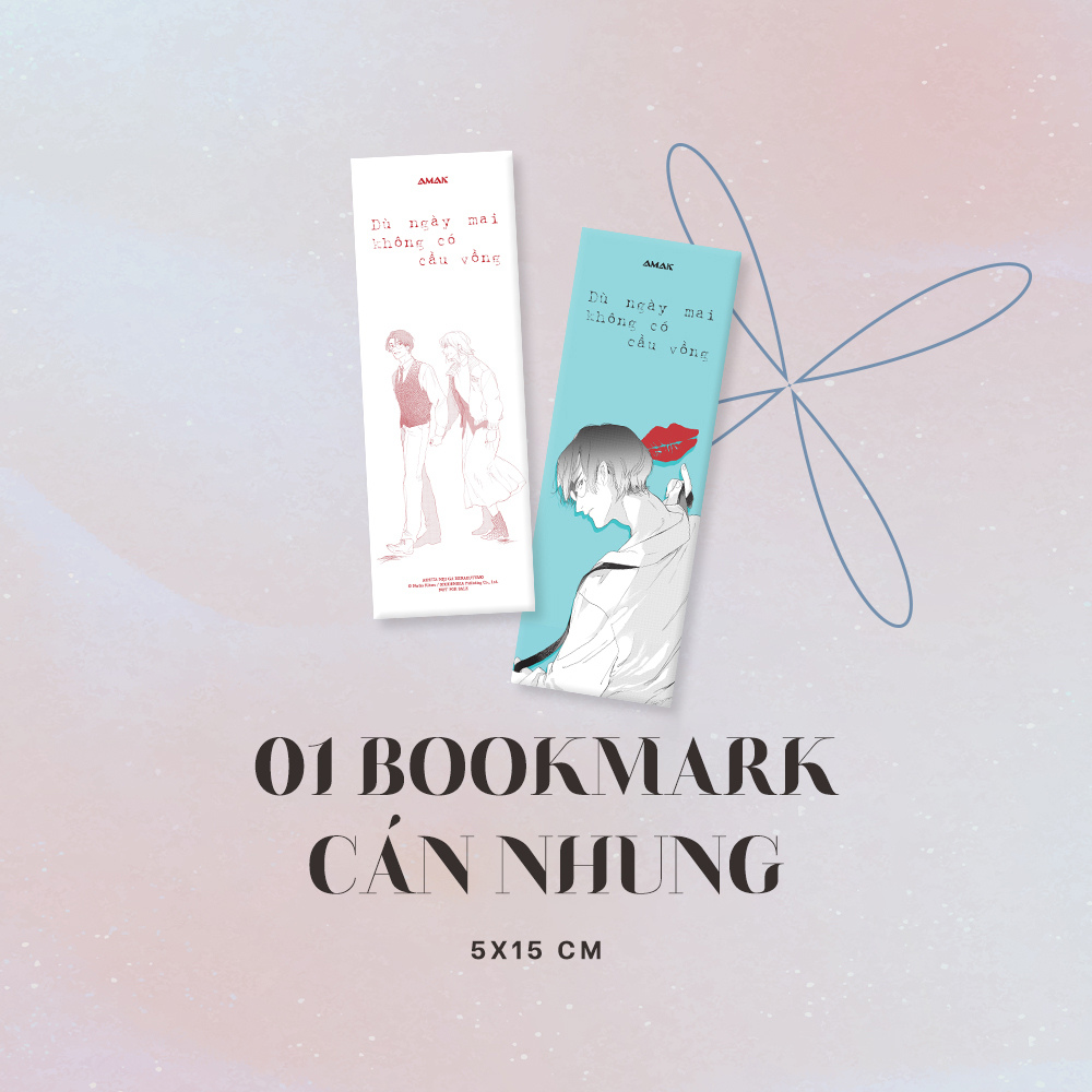 dù ngày mai không có cầu vồng - tặng kèm bìa áo rời + bookmark hai mặt + postcard hai mặt