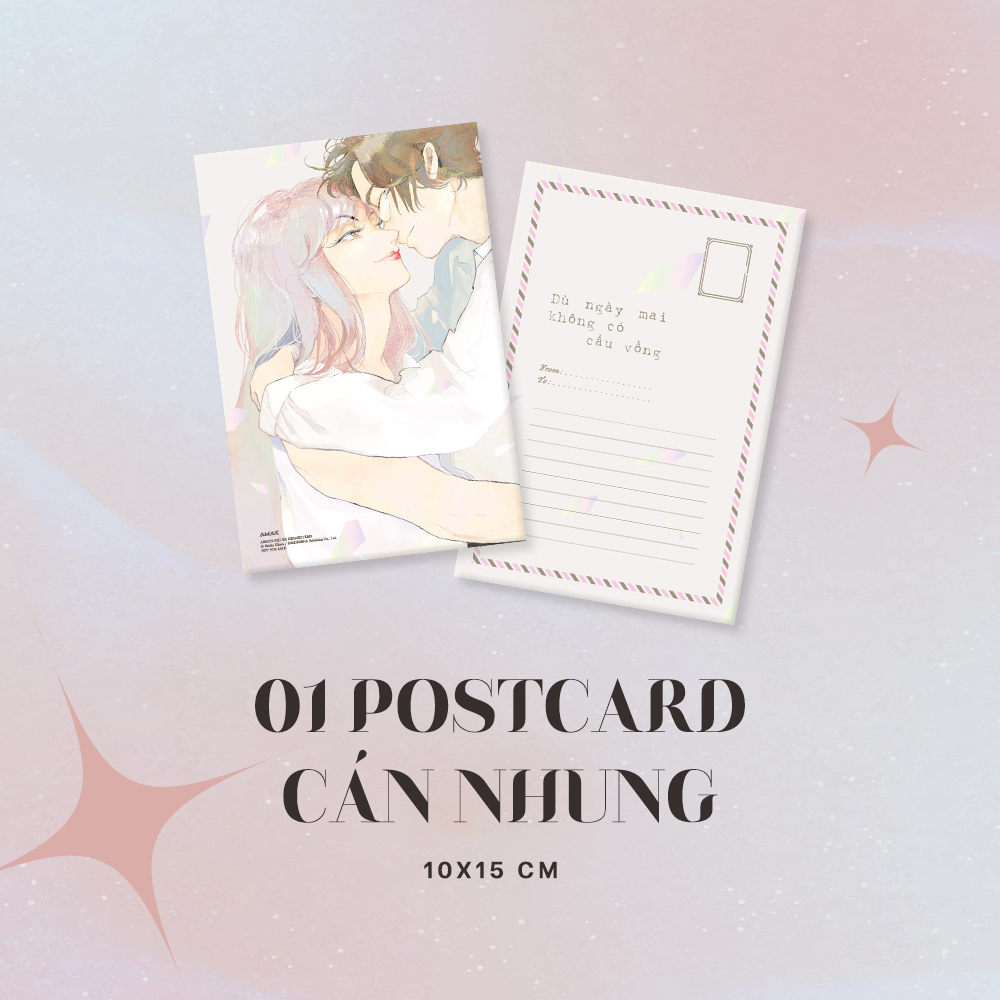 dù ngày mai không có cầu vồng - tặng kèm bìa áo rời + bookmark hai mặt + postcard hai mặt