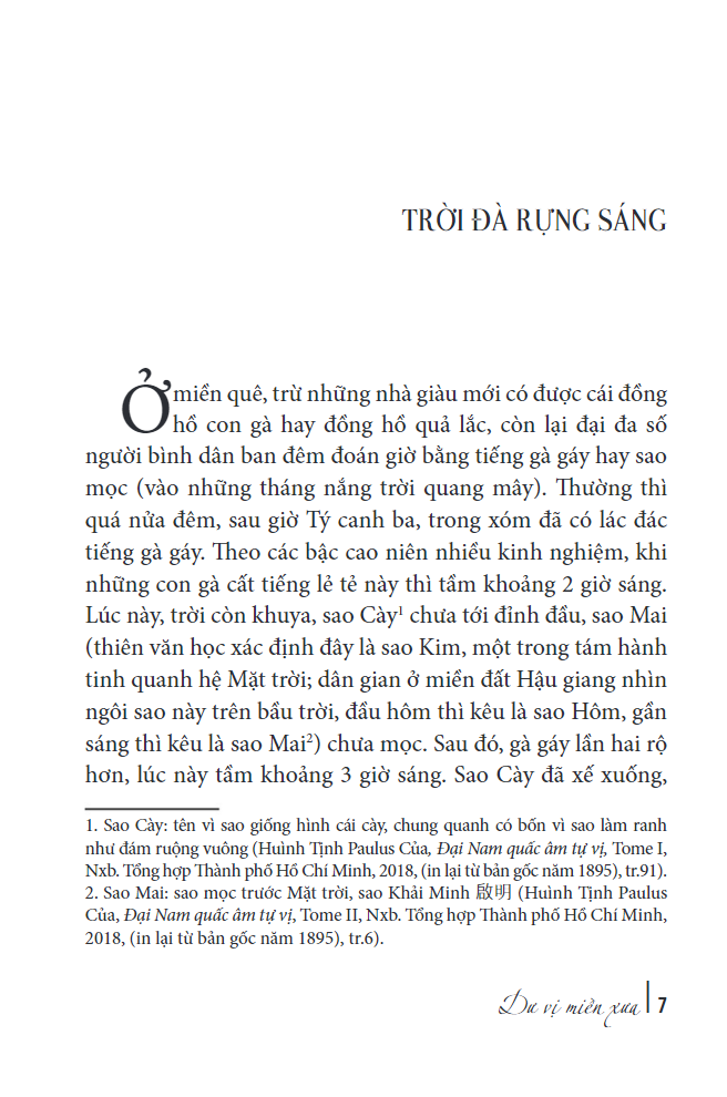 dư vị miền xưa