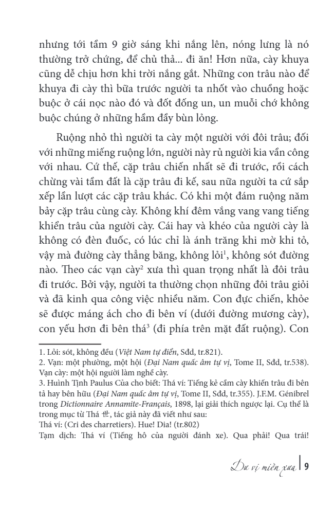 dư vị miền xưa