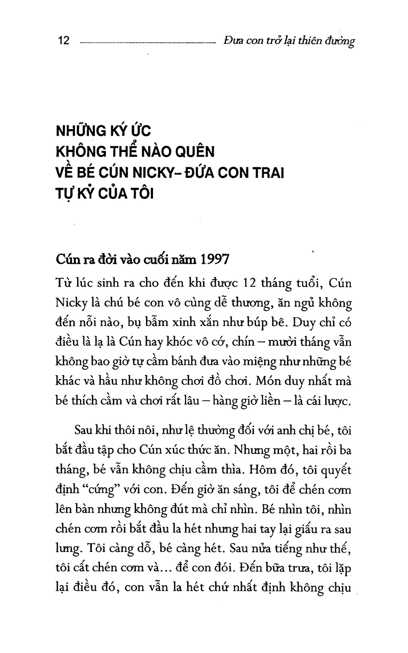 đưa con trở lại thiên đường (tái bản 2019)