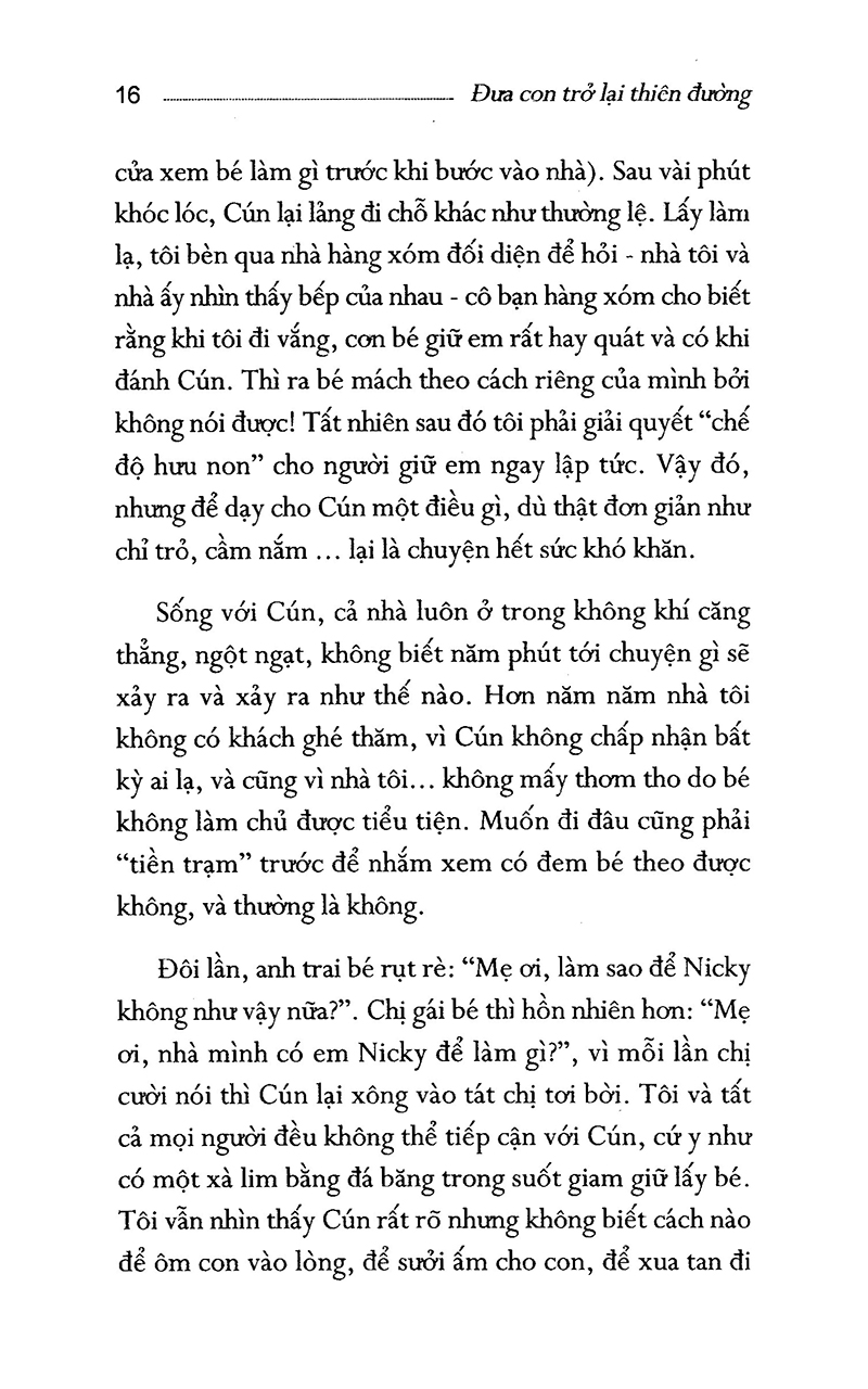 đưa con trở lại thiên đường (tái bản 2019)