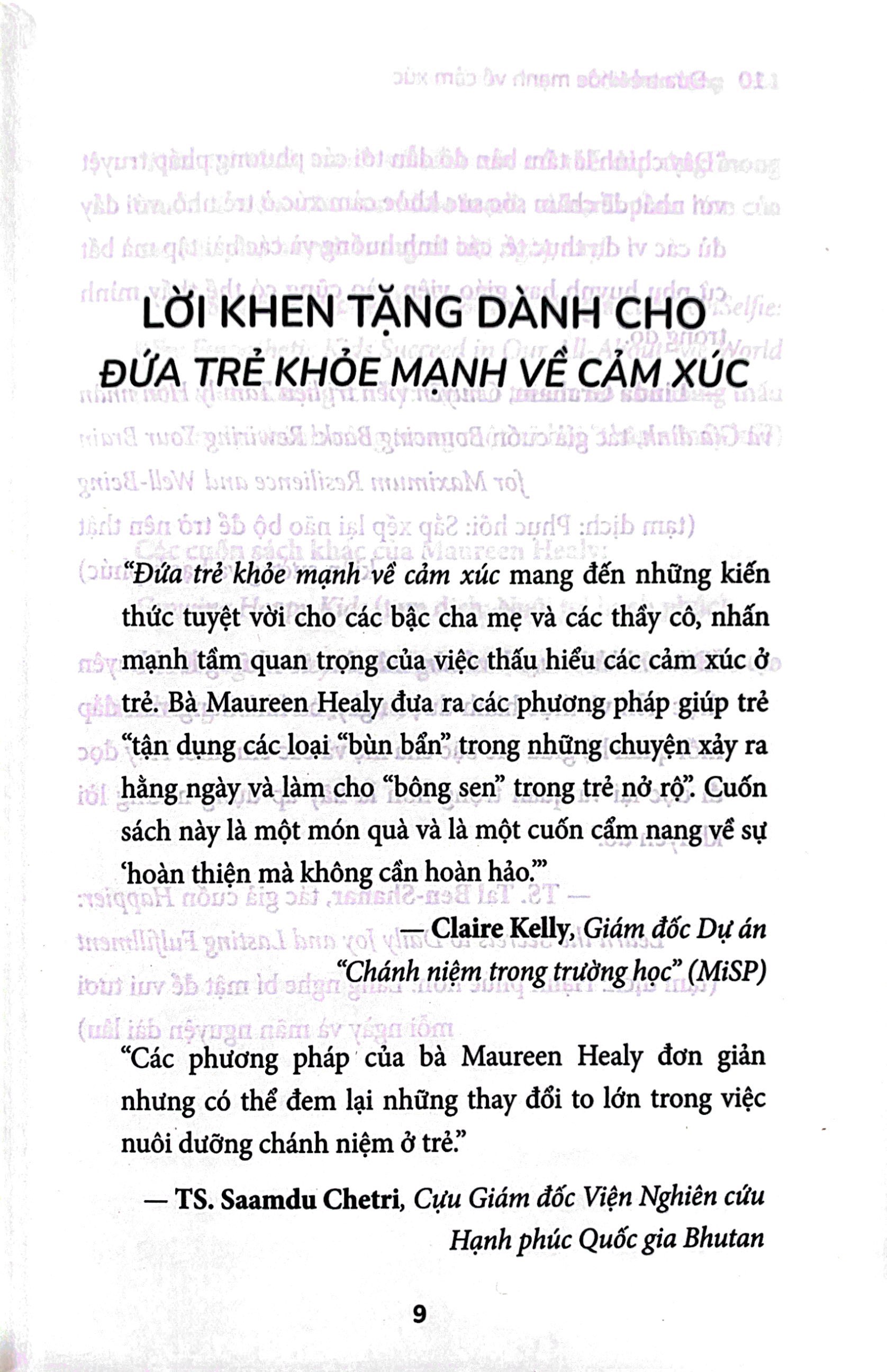 đứa trẻ khỏe mạnh về cảm xúc