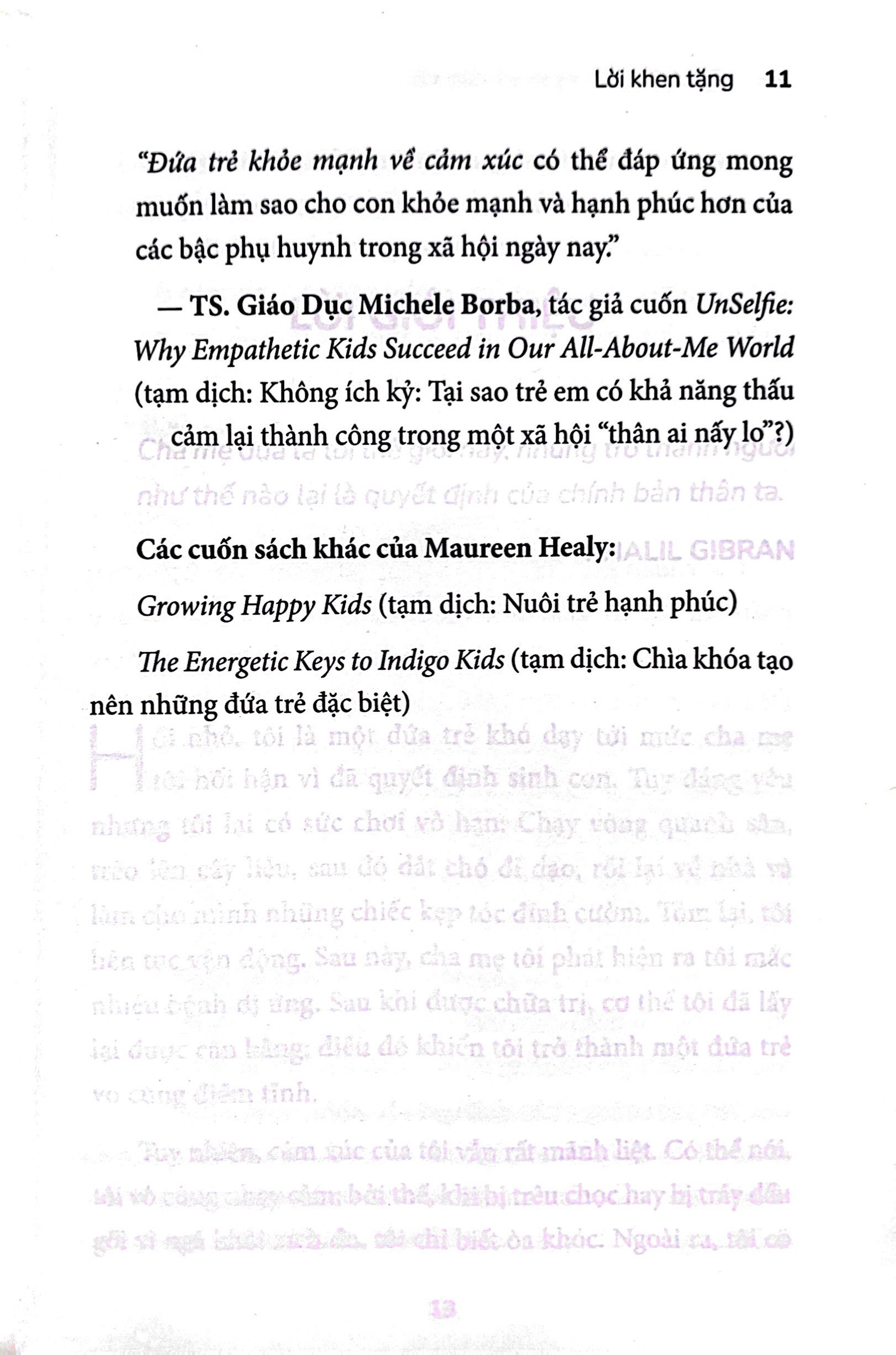 đứa trẻ khỏe mạnh về cảm xúc