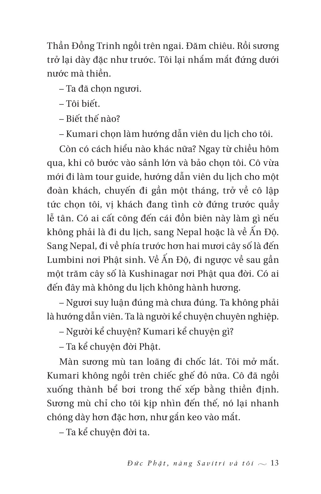 Đức Phật, Nàng Savitri Và Tôi