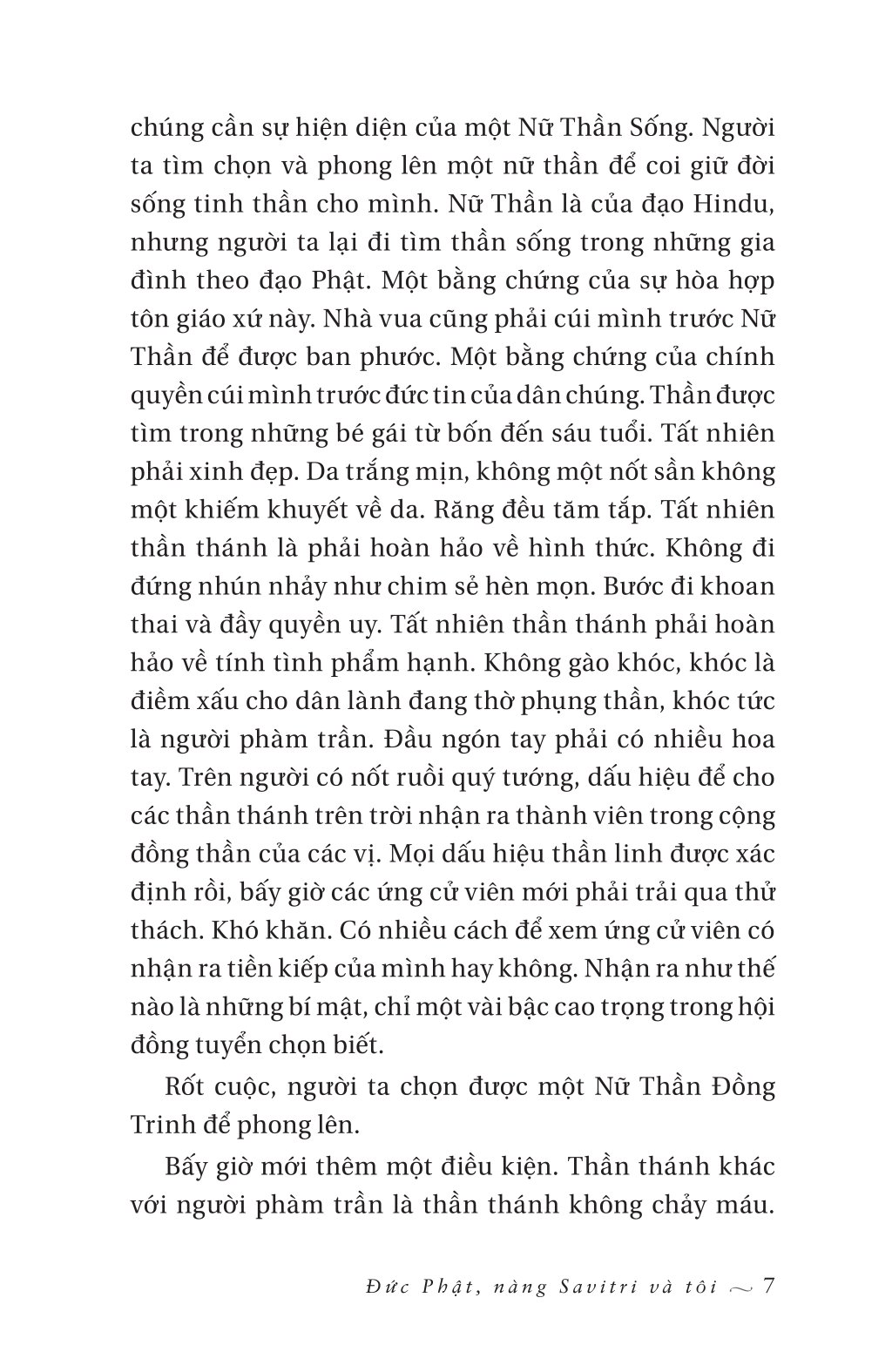 Đức Phật, Nàng Savitri Và Tôi