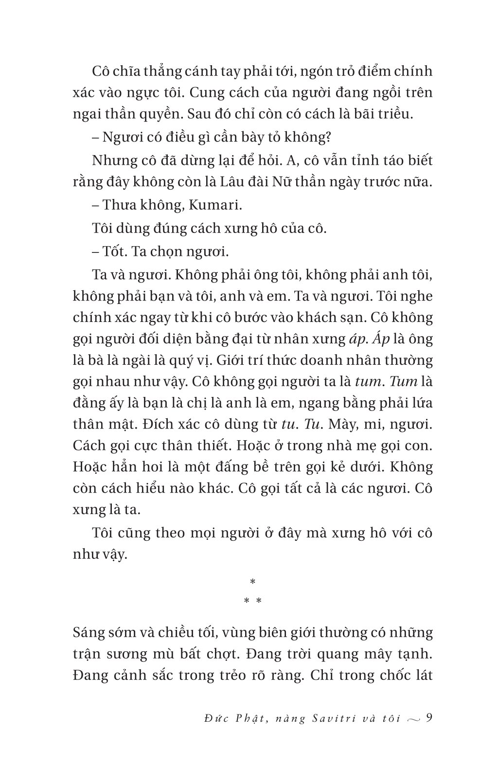 Đức Phật, Nàng Savitri Và Tôi