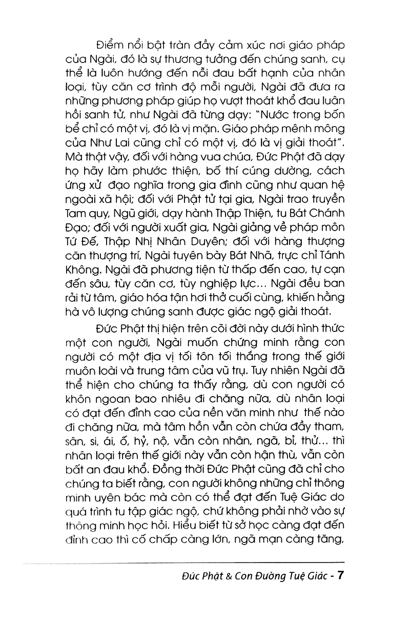 đức phật và con đường tuệ giác