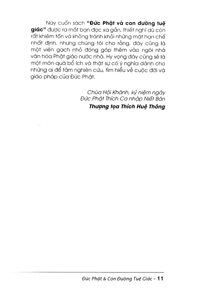 đức phật và con đường tuệ giác