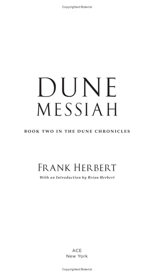 dune messiah