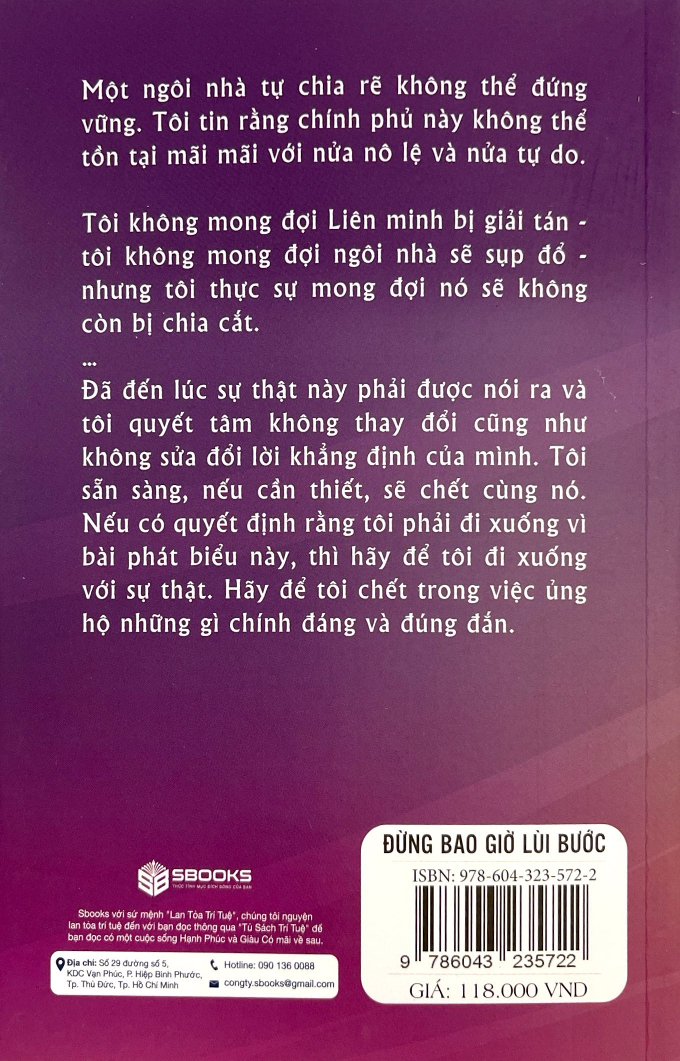 đừng bao giờ lùi bước