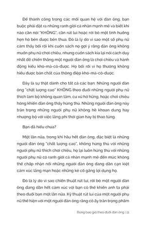 đừng bao giờ theo đuổi đàn ông - 38 tuyệt chiêu làm chủ mối quan hệ với người khác phái