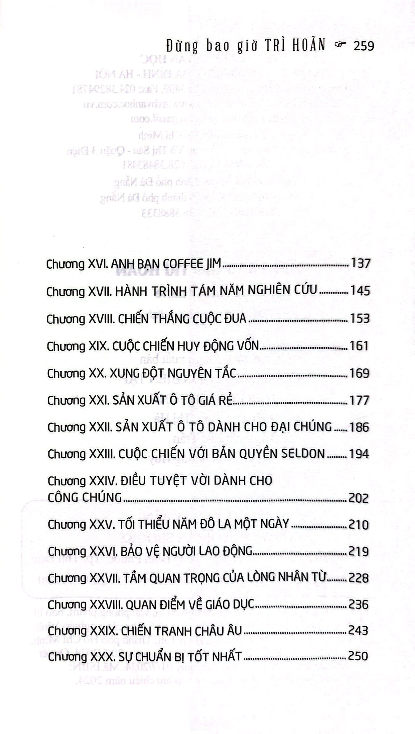 đừng bao giờ trì hoãn