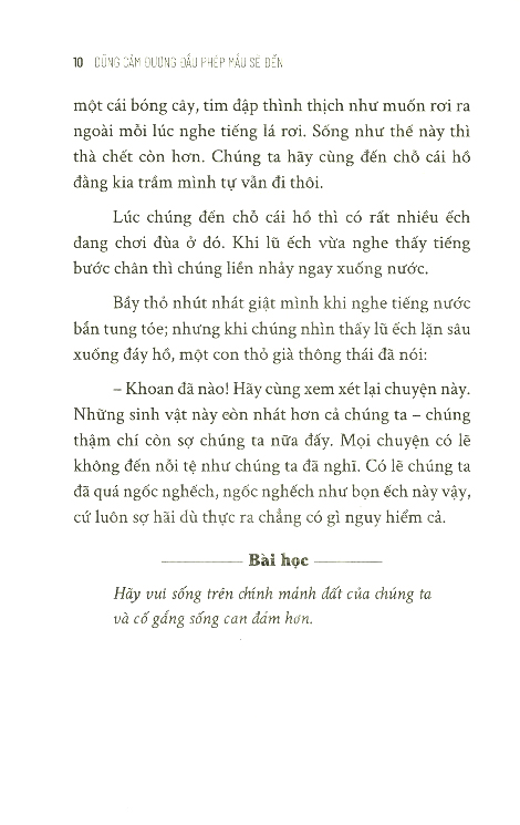 dũng cảm đương đầu phép mầu sẽ đến (tái bản 2023)