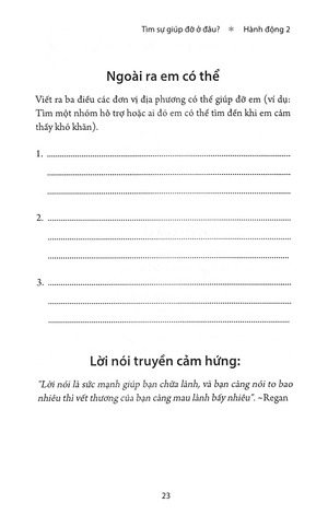 dũng cảm lên em - sách hướng dẫn vượt qua sang chấn xâm hại tình dục dành cho tuổi teen