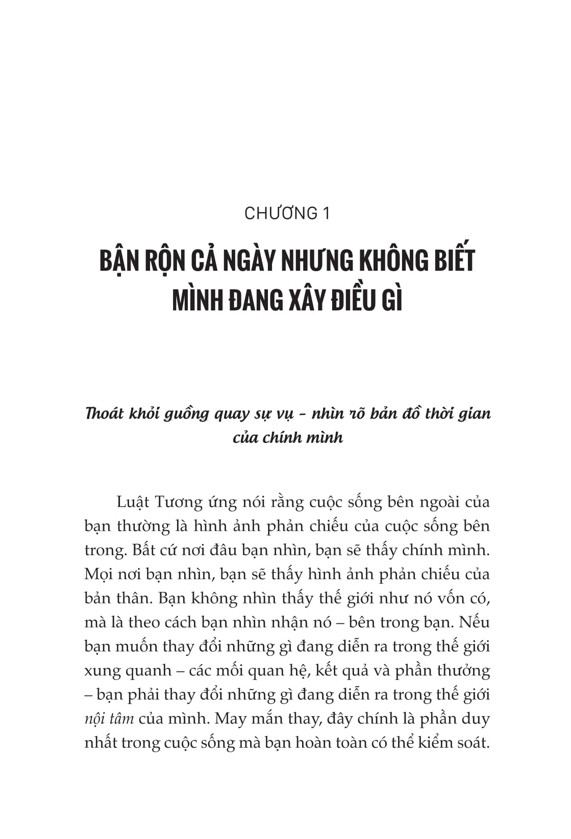 Dung Chay Nua - Dung Thoi Gian Nhu Mot Lanh Dao Cach Nguoi Dieu Hanh Gioi Dung Thoi Gian De Dan Dat-Khong Bi Dan Dat