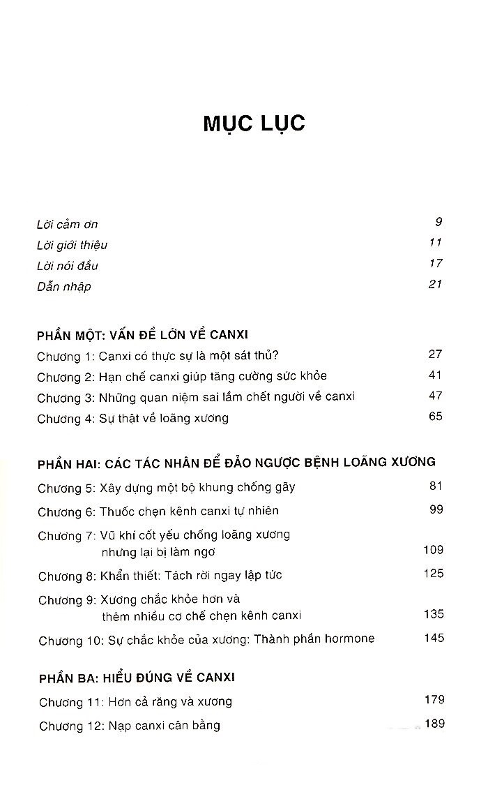 đừng chết bởi canxi (tái bản 2023)